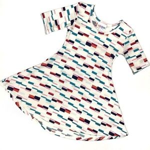 Dress LuLaRoe Kids Adeline Size 2 Fits 2T-4T New With Tags!
